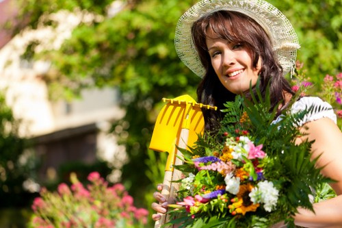 Eco-friendly lawn mowing practices with electric mower